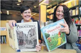  ??  ?? KJENT OG KJAER: Maja Foss Five og Trine Rabben heller til en lun og varm versjon av den kjente barneboka om Pinocchio.