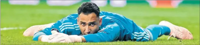  ??  ?? CAMBIO DE AIRES. Keylor desea poner punto y final a su etapa en el Madrid para irse al París Saint Germain.