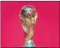  ?? HT FILE PHOTO ?? The FIFA trophy