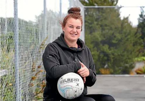  ?? PHOTO: MARION VAN DIJK/FAIRFAX NZ ?? Taylah Kirker was named youth volunteer of the year at the New Zealand Netball Awards.