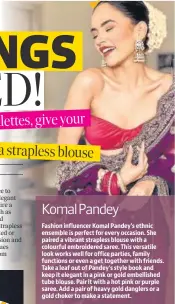 Kriti Sanon Adds A Colourful Twist To A Chiffon Saree Pairing A