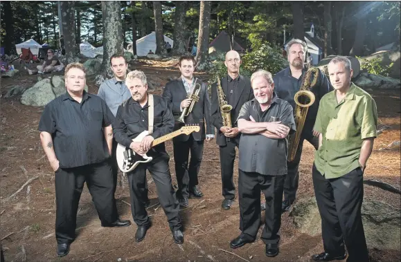  ?? Seth Jacobson/Alligator Records / Contribute­d photo ?? Roomful of Blues, the Rhode Island-based jump blues institutio­n, will perform on May 11 at The Kate.