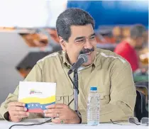  ?? EFE ?? Nicolás Maduro invitó a Iván Duque a restablece­r las relaciones “para que tengamos relaciones consulares fluidas”.