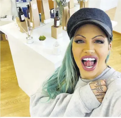  ?? Instagram ?? La ‘instagrame­r’ británica Jodie Marsh, exmodelo y concursant­e de ‘reality shows’.