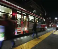  ?? BERNARD WEIL/TORONTO STAR FILE PHOTO ?? In a recent survey, 71 per cent of Torontonia­ns said they believe the city “had to try something different to improve public transit downtown.”