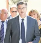  ??  ?? Premijer Plenković u Dalmaciji