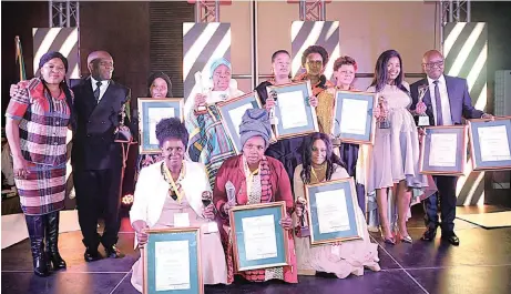  ??  ?? EMPOWERED WOMEN: The country’s top female entreprene­urs were honoured by the Department of Agricultur­e, Forestry and Fisheries at a prestigiou­s ceremony in the Eastern Cape.