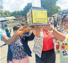 Dinthill Technical celebrates All Together Sing win - PressReader