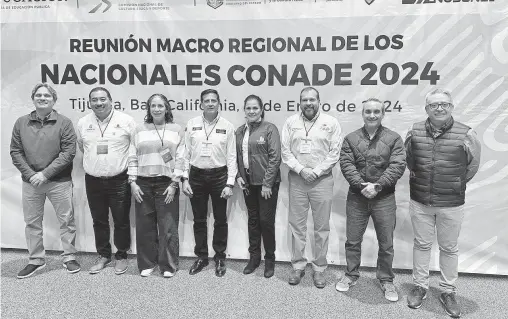  ?? ?? César Cárdenas, director del Instituto Estatal del Deporte (IED) asistió a la reunión en Baja California