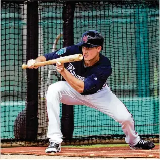  ?? WILLIE J. ALLEN JR./ASSOCIATED PRESS ?? Pitcher Max Fried practices bunting during 2018 spring training. He has a .169 career batting average (12-for-71 with eight singles, four doubles and four RBIS).