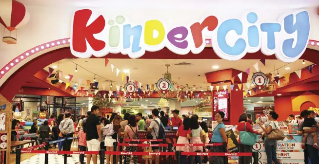  ??  ?? Not strictly for kids: KinderCity is the ultimate indoor playground designed for kids but loved by adults, too.