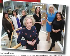  ??  ?? FAMOUS faces in the world of journalism, business and politics are Ballybunio­nbound once more for the annual Women in Media event, now sponsored by Vodafone. Pictured by Julien Behal Photograph­y at the launch this week in Dublin are Anne O’Leary, CEO...