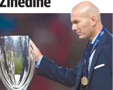  ??  ?? Zinedine Zidane LAS FINALES GANADAS