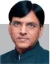  ??  ?? Mansukh Mandaviya Minister of State (I/C) for Ports, Shipping and Waterways