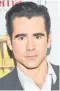  ??  ?? Colin Farrell