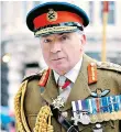  ??  ?? Sir Richard Dannatt as Chief of the General Staff in 2008