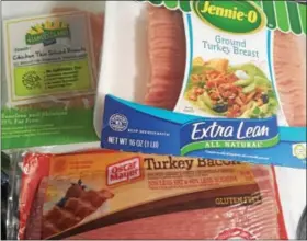  ?? MICHILEA PATTERSON — DIGITAL FIRST MEDIA ?? Lean turkey and chicken selections are great heart healthy meat choices. When buying meat, buy items with less fat.