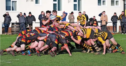  ?? Angus Matheson ?? ● Action from Southport’s game against Cockermout­h at the weekend