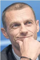  ??  ?? Uefa president Aleksander Ceferin.