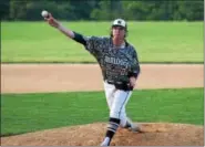  ?? AUSTIN HERTZOG - DIGITAL FIRST MEDIA ?? Norchester pitcher Cal Endy delivers to the plate against Boyertown.