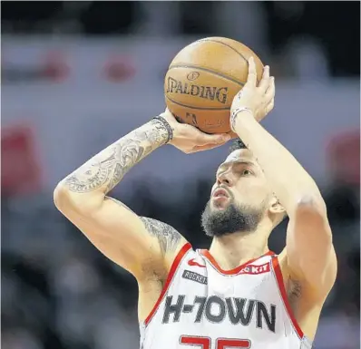  ?? NELL REDMOND/AP ?? Houston Rockets guard Austin Rivers, a Winter Park High alum, said he supports resuming play in Orlando despite some player concerns about the plan. “We can play and we can help change the way black lives are lived,” Rivers said.