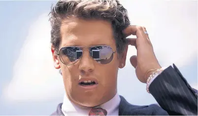  ?? Photograph: Drew Angerer/Getty ?? Milo Yiannopoul­os resigned amid comments about paedophili­a