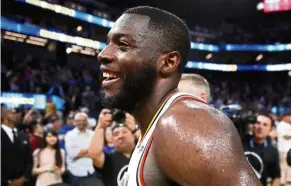  ??  ?? Reason to smile: eric Paschall delivered on his 23rd birthday to help the Golden state Warriors to a 127-118 win over Portland Trail blazers on monday night. — aFP