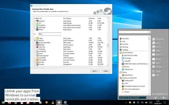  ??  ?? Unlink your apps from Windows to survive reinstalls and crashes.