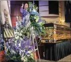  ?? PTI ?? Civil rights activist Rev. Al Sharpton delivers the eulogy at a memorial service for George Floyd at North Central University, in Minneapoli­s