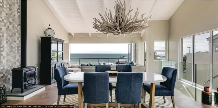  ??  ?? THIS CAMPS BAY HOME WAS RECENTLY SOLD FOR R18M TO A RUSSIAN BUYER