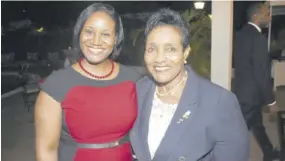  ??  ?? Permanent Secretary in the Ministry of Foreign Affairs and Foreign Trade Ambassador Marcia Gilbert-roberts (right) and her daughter Terri-ann Gilbert-roberts, senior advisor - political affairs, High Commission of Canada in Jamaica