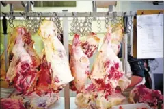  ?? AFP ?? The French method of butchering is world-famous. China recently invited French butchers to the country to teach their art.