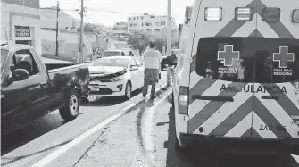  ?? /REDACCIÓN ?? El accidente no dejó personas lesionadas.