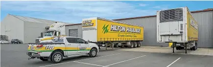  ??  ?? The Hilton Haulage property at Curries Rd being syndicated by Christchur­ch-based Taurus Group.