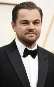  ?? RICHARD SHOTWELL Invision/AP file ?? Leonardo DiCaprio serves as a co-founder of America’s Food Fund, which will work with hunger relief organizati­ons World Central Kitchen and Feeding America.