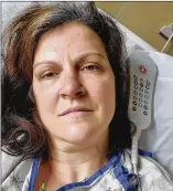  ?? DARLENE GILDERSLEE­VE VIA AP ?? Darlene Gilderslee­ve, 43, of Hopkinton, N.H., thought she had recovered from COVID-19. No one suspected her worsening symptoms were related until a specialist determined she had two strokes.