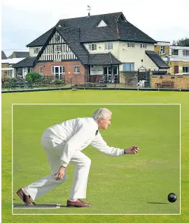  ?? Posed by model ?? Row erupted at Atherley club during a bowls game