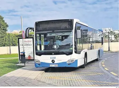  ?? M. H. ?? Un autobús del servicio de transporte urbano de Fuengirola.