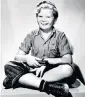  ?? ?? Donaldson aged 11: he made his last film when he was 19