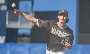  ?? PHOTO BY GIL CASTRO-PETRES ?? Dylan Smith pitched West Torrance to a Pioneer League victory over North Torrance on Tuesday.