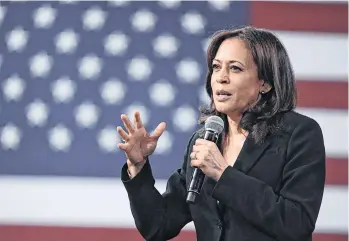  ?? /ARCHIVO ?? La vicepresid­enta Kamala Harris analiza el impacto del covid en el campo laboral.