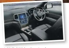  ??  ?? Top and bottom: Jeep Grand Cherokee Summit and its interiors