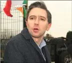  ??  ?? LEFT: James Browne TD; ABOVE: Minister for Health Simon Harris