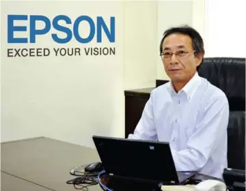  ??  ?? Toshimitsu Tanaka, Managing Director, Epson Singapore