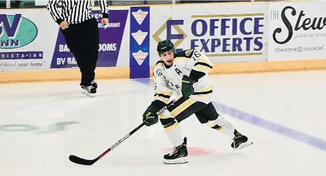  ??  ?? Kaleb Dahlgren, an alternate captain with the Humboldt Broncos, was among those who survived the April 6 crash. He played one game with Jakob Besnilian, but that was enough to make an impression on the California­n, who praised Dahlgren for the help he...