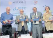  ?? SOURCED ?? LG Anil Baijal (second from left) at the ‘Connect Karo’ WRI global seminar on Wednesday..