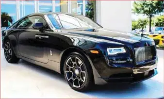  ??  ?? 2018 Rolls-Royce Wraith Black Badge