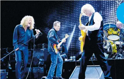  ??  ?? Led Zeppelin at their 2007 reunion concert.