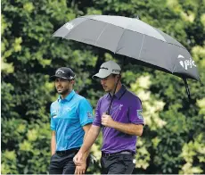  ?? SCOTT HALLERAN/GETTY IMAGES/FILES ?? Adam Hadwin, left, and Nick Taylor are paired together for the first round of the RBC Canadian Open.