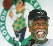  ?? AP* ?? BILL RUSSELL remains the sport’s most decorated champion—he also won two college titles and an Olympic gold medal—and an archetype of selflessne­ss who won with defense and rebounding while others racked up gaudy scoring totals.